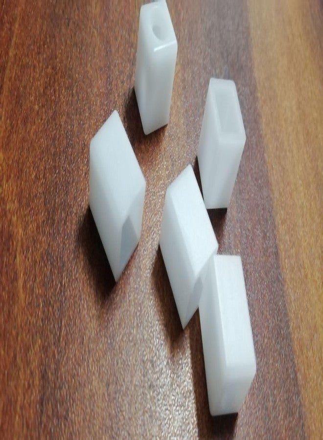 Ausam مجموعة أغطية مقابض محولات AusumPlastic | أكمام مقابض خرطوشة دوارة سلسة متوافقة مع العديد من أنواع التركيبات | قطع غيار سباكة متينة لتركيبات الحمامات (أبيض، 5 قطع) - Image 3